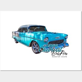 1955 Chevrolet Bel Air Hardtop Coupe Posters and Art